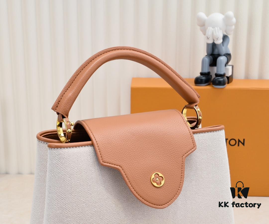 Upgraded M59969 Linen with Light Terracotta Gold-Tone Hardware