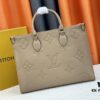 Medium Authentic Original Bubble Seal M45595 45607 44571 By The Pool Capsule Collection OnTheGo Medium Tote Bag in Monogram Empreinte Leather