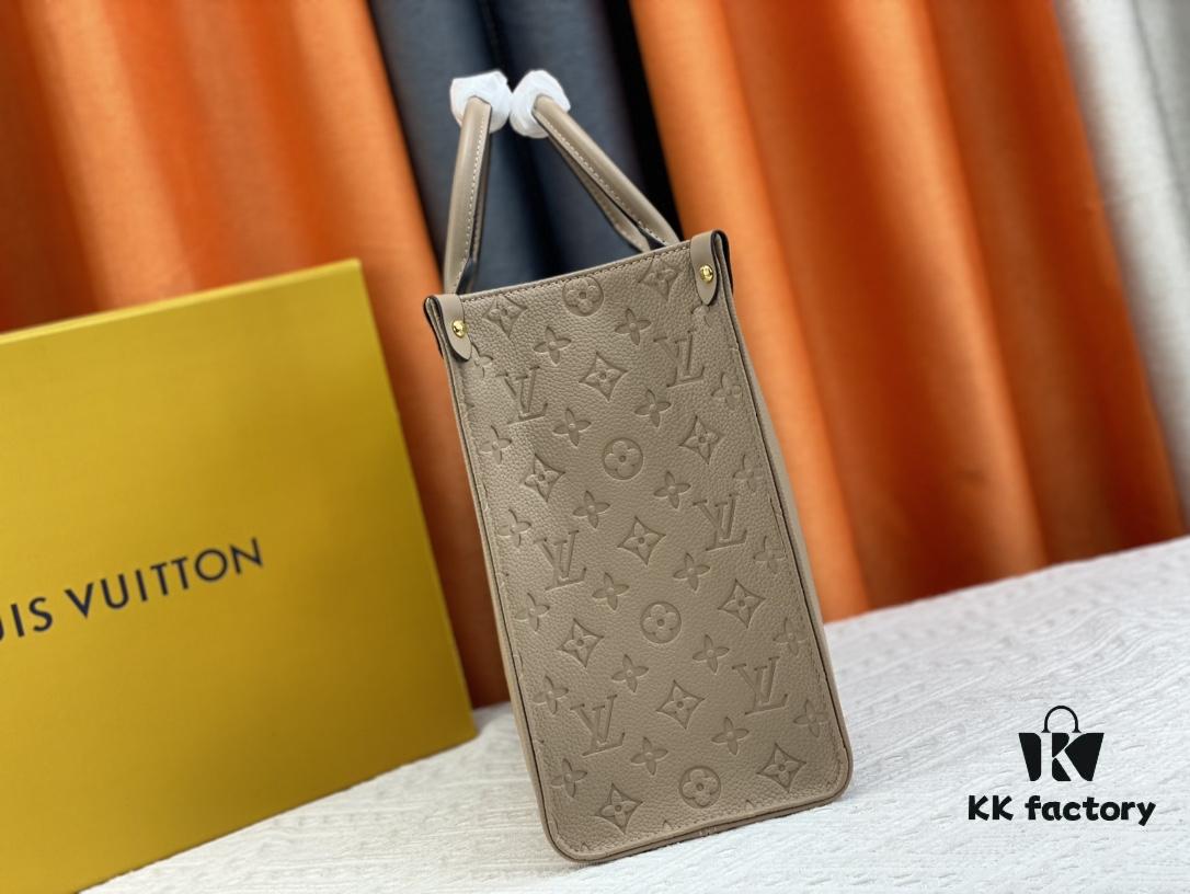 Medium Authentic Original Bubble Seal M45595 45607 44571 By The Pool Capsule Collection OnTheGo Medium Tote Bag in Monogram Empreinte Leather