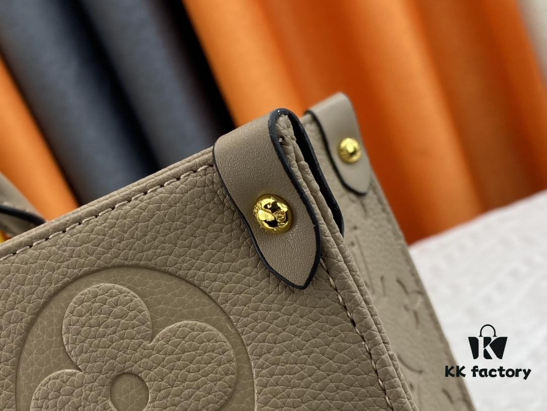 Medium Authentic Original Bubble Seal M45595 45607 44571 By The Pool Capsule Collection OnTheGo Medium Tote Bag in Monogram Empreinte Leather