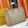 Medium Authentic Original Bubble Seal M45595 45607 44571 By The Pool Capsule Collection OnTheGo Medium Tote Bag in Monogram Empreinte Leather