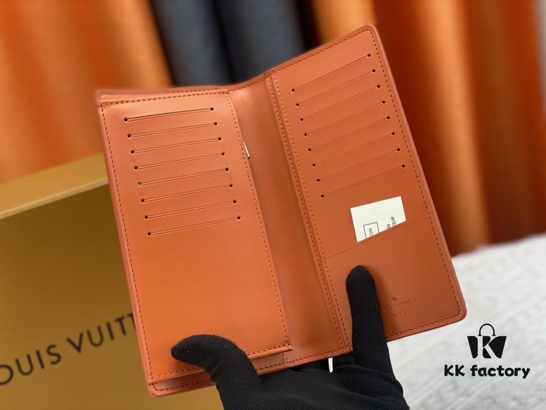 Wallet Model: N62665 Louis Vuitton Classic Brazza Wallet in Damier Graphite Pixel Canvas