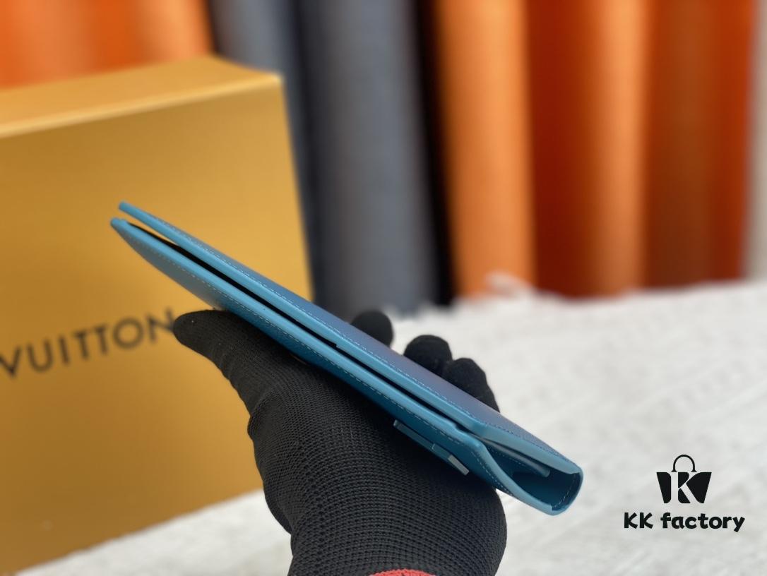 Wallet Model: N62665 Louis Vuitton Classic Brazza Wallet in Damier Graphite Pixel Canvas