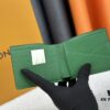 Wallet Model: M40452 Green Grid Louis Vuitton Classic Brazza Wallet