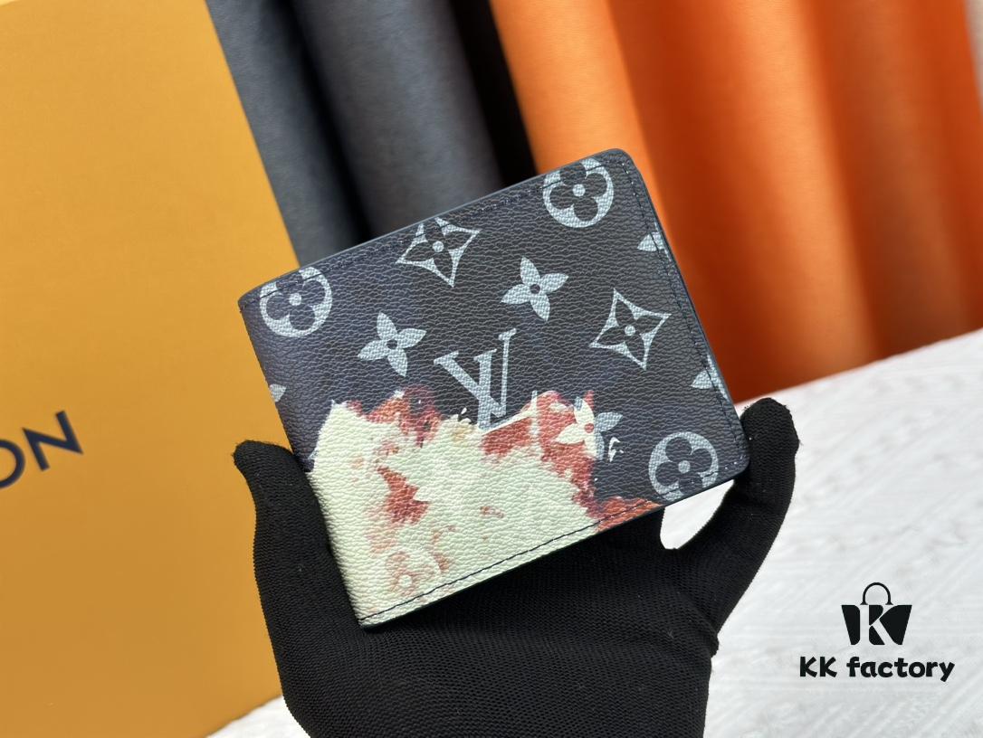 Wallet Model: N60895 Balsa Printed Louis Vuitton Classic Brazza Wallet