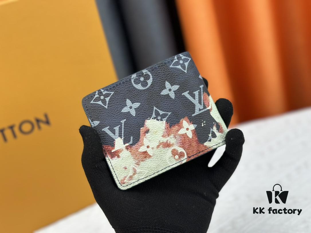 Wallet Model: N60895 Balsa Printed Louis Vuitton Classic Brazza Wallet