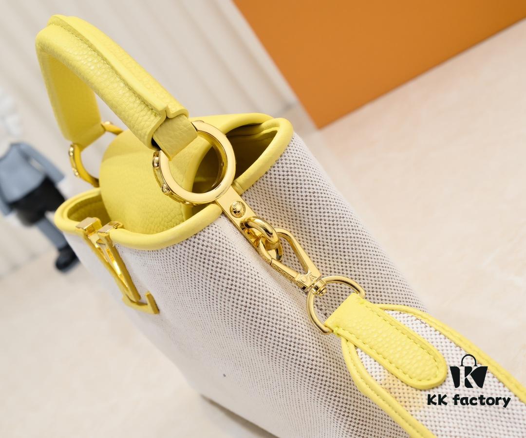 Upgraded M59872 Linen with Gold-Tone Hardware