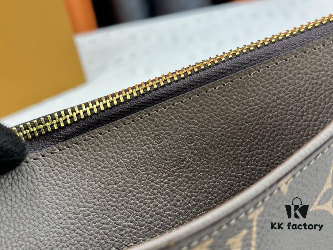 M60910, Real Item Photography, Exquisitely Crafted Pallas Clutch Combining Classic Monogram Canvas with Vibrant Colors for a Delightful Effect