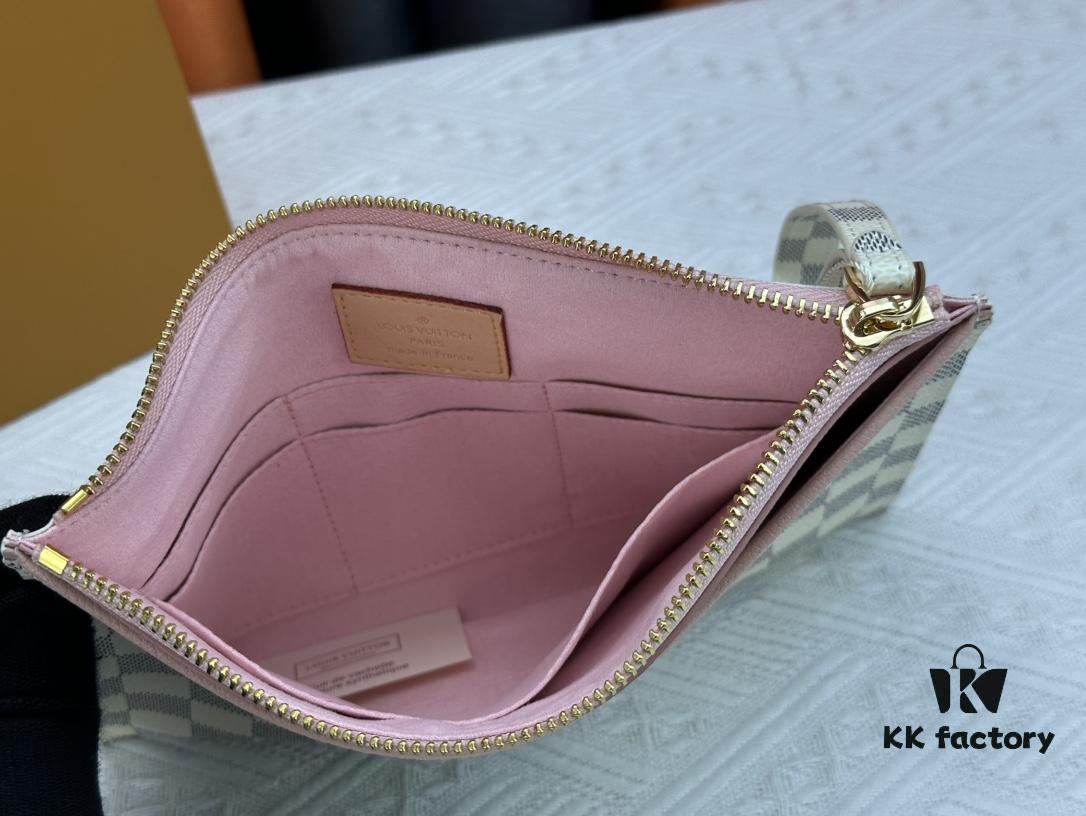 M60910, Real Item Photography, Exquisitely Crafted Pallas Handbag Combining Classic Monogram Canvas with Vibrant Colors for a Delightful Effect