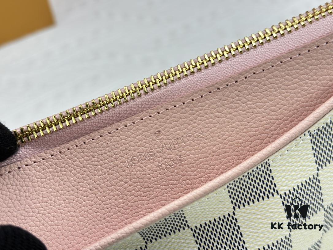 M60910, Real Item Photography, Exquisitely Crafted Pallas Handbag Combining Classic Monogram Canvas with Vibrant Colors for a Delightful Effect