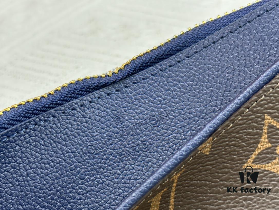 M60910, Real Item Photography, Exquisitely Crafted Pallas Clutch Combining Classic Monogram Canvas with Vibrant Colors for a Delightful Effect