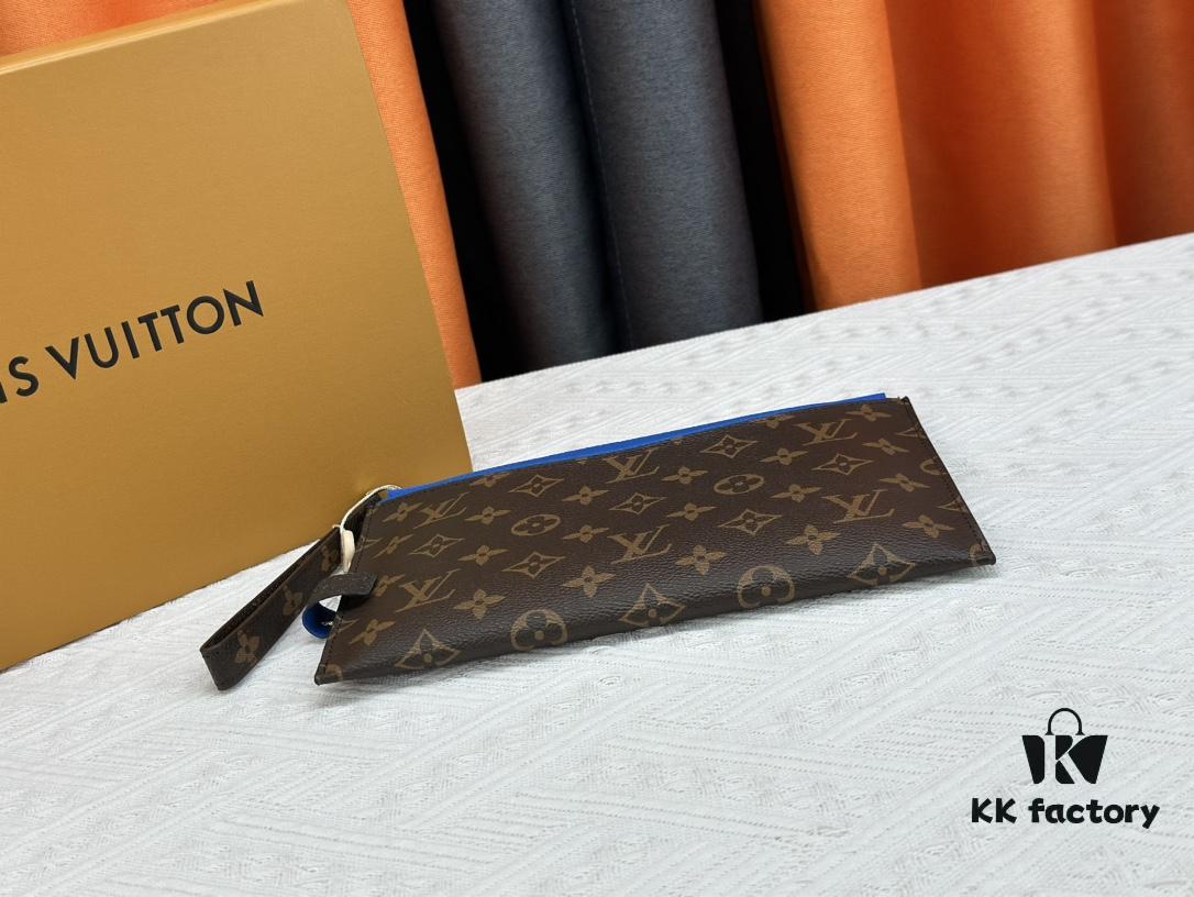 M60910, Real Product Photography, Exquisitely Crafted Pallas Clutch Combining Classic Monogram Canvas with Vibrant Colors for a Delightful Effect