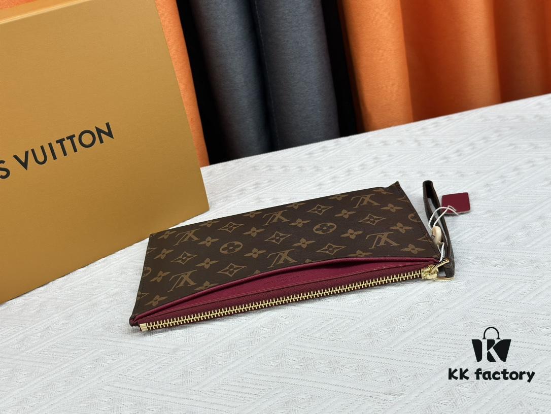 M60910, Real Item Photography, Exquisitely Crafted Pallas Clutch Combining Classic Monogram Canvas with Vibrant Colors for a Delightful Effect