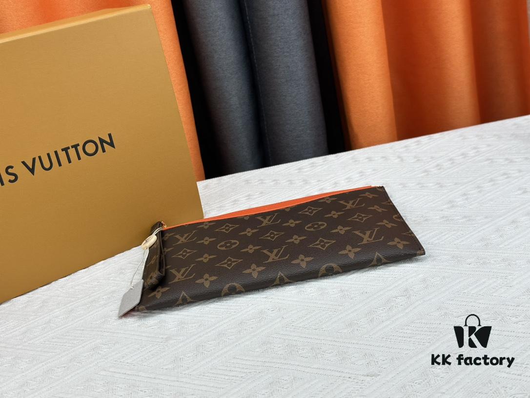 M60910, Real Item Photography, This Exquisitely Crafted Pallas Clutch Combines Classic Monogram Canvas with Vibrant Colors for a Delightful Effect