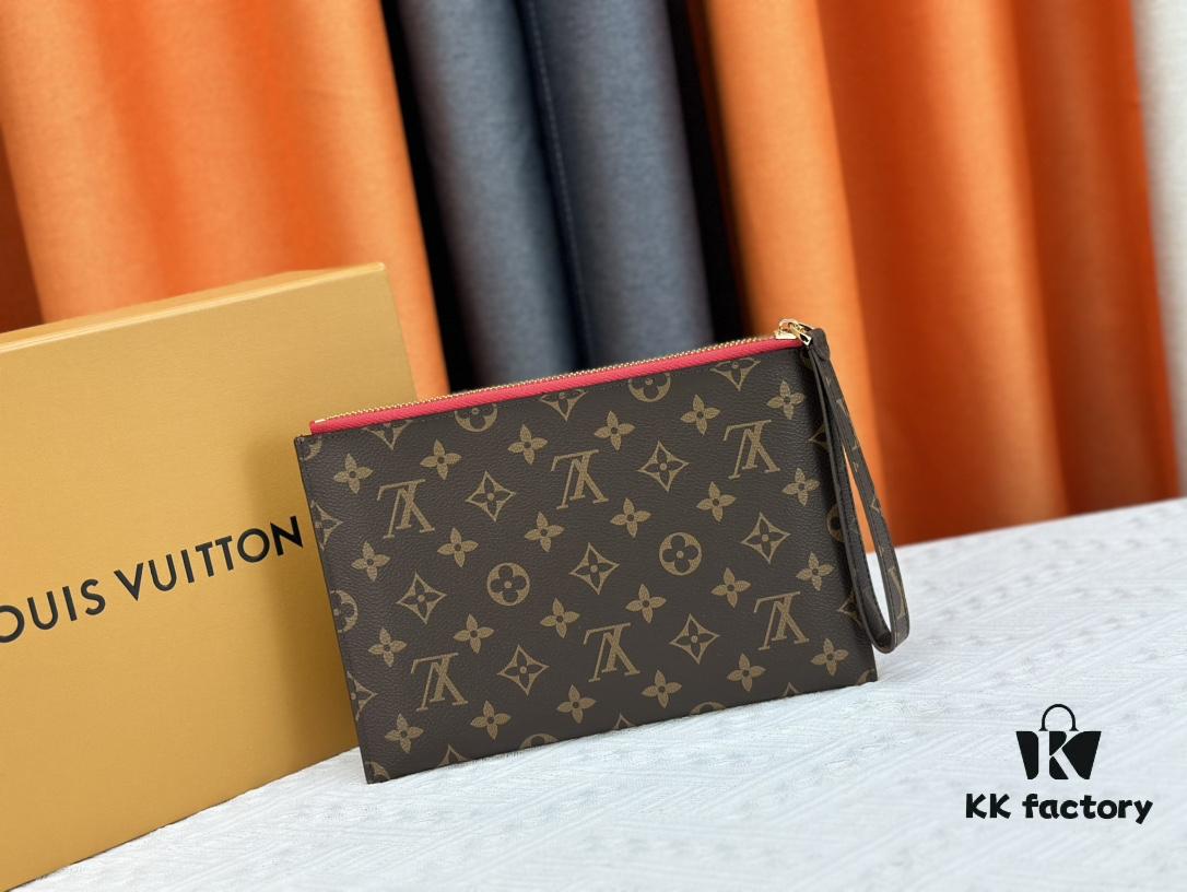 M60910, Real Item Photography, Exquisitely Crafted Pallas Handbag Combining Classic Monogram Canvas with Vibrant Colors for a Pleasing Effect