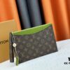 M60910, Real Item Photography, Exquisitely Crafted Pallas Clutch Combining Classic Monogram Canvas with Vibrant Colors for a Pleasing Effect