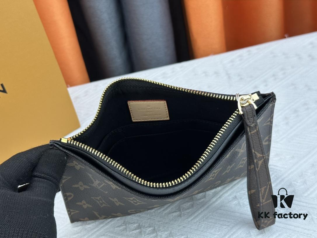 M60910, Real Item Photography, Exquisitely Crafted Pallas Handbag Combining Classic Monogram Canvas with Vibrant Colors for a Delightful Effect