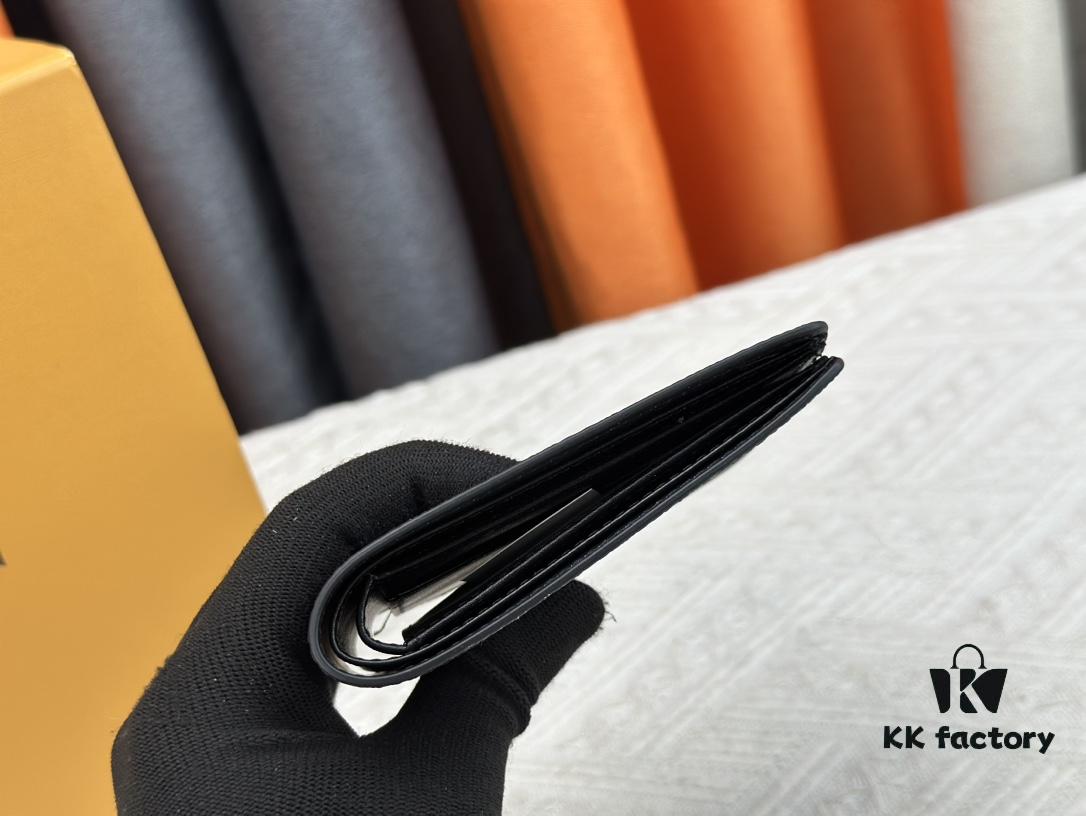 Wallet Model: M62297 Louis Vuitton Classic Brazza Wallet in Damier Graphite Pixel Canvas