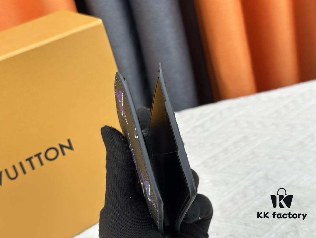 Wallet Model: M62297 Louis Vuitton Classic Brazza Wallet in Damier Graphite Pixel Canvas