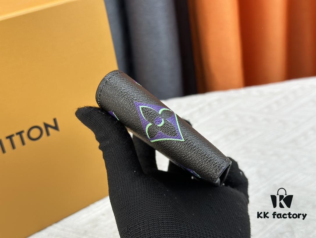 Wallet Model: M62297 Louis Vuitton Classic Brazza Wallet in Damier Graphite Pixel Canvas