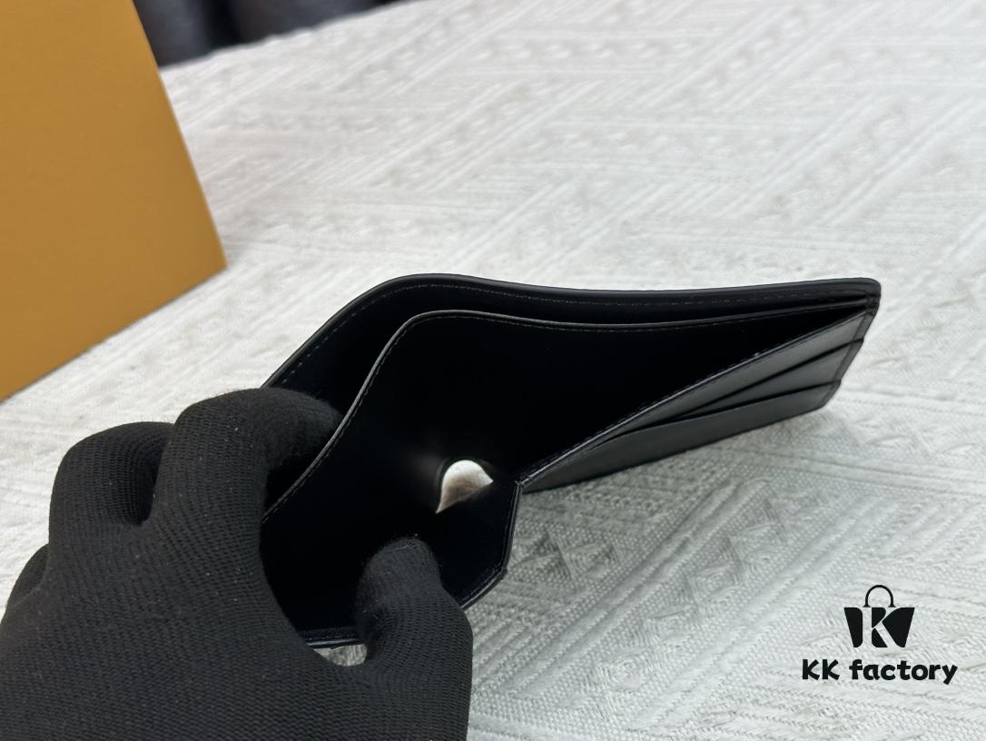 Wallet Model: M62297 Louis Vuitton Classic Brazza Wallet in Damier Graphite Pixel Canvas