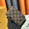 Top-Grade Original Louis Vuitton Hybrid Wallet in Black Monogram Shadow Leather