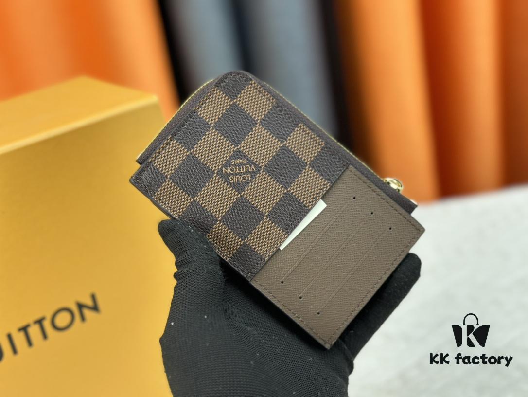 Top-Grade Original Louis Vuitton Hybrid Wallet in Black Monogram Shadow Leather