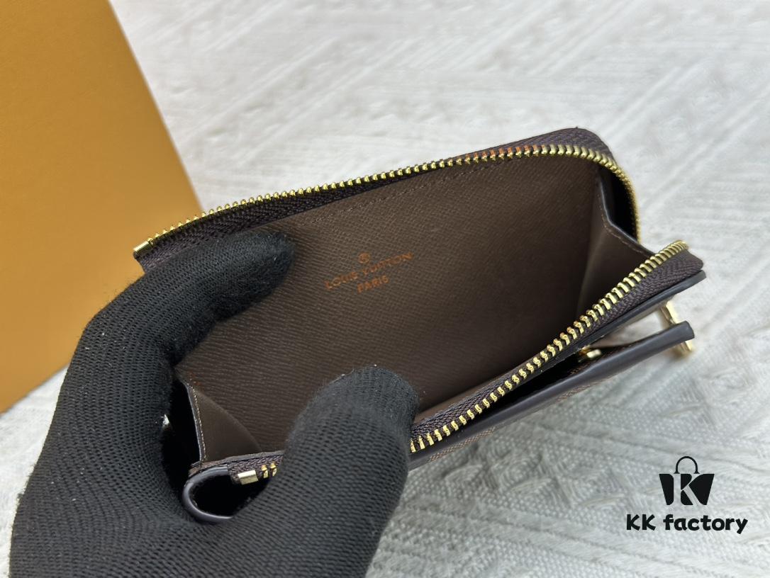 Top-Grade Original Louis Vuitton Hybrid Wallet in Black Monogram Shadow Leather