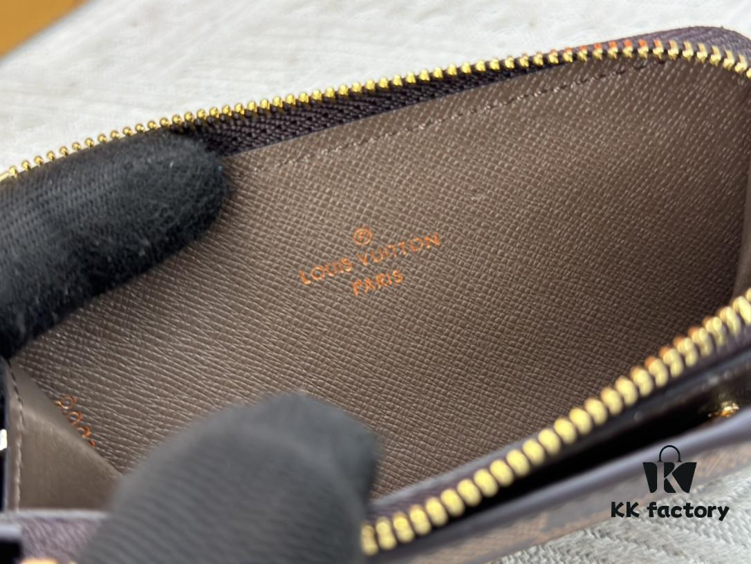 Top-Grade Original Louis Vuitton Hybrid Wallet in Black Monogram Shadow Leather