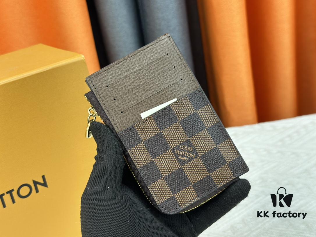 Top-Grade Original Louis Vuitton Hybrid Wallet in Black Monogram Shadow Leather