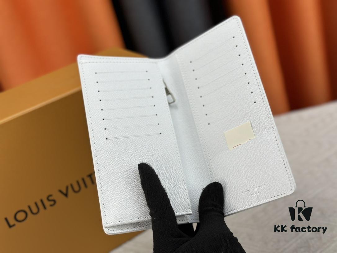 Wallet Model: N62665 Louis Vuitton Classic Brazza Wallet in Damier Graphite Pixel Canvas