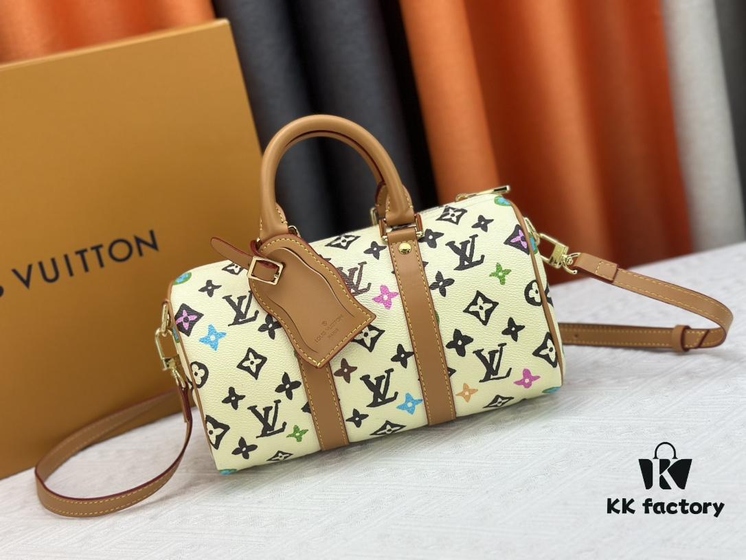 M24849 White Color Black Color Pillow Bag