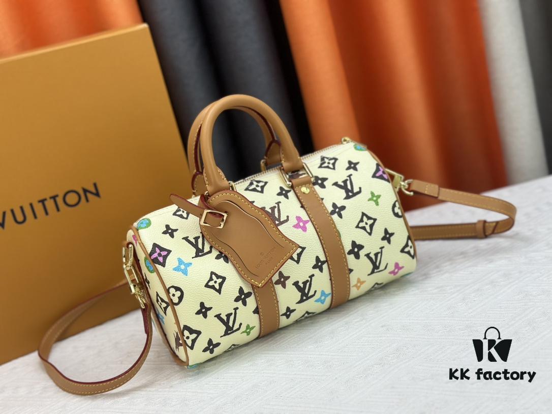 M24849 White Color Black Color Pillow Bag