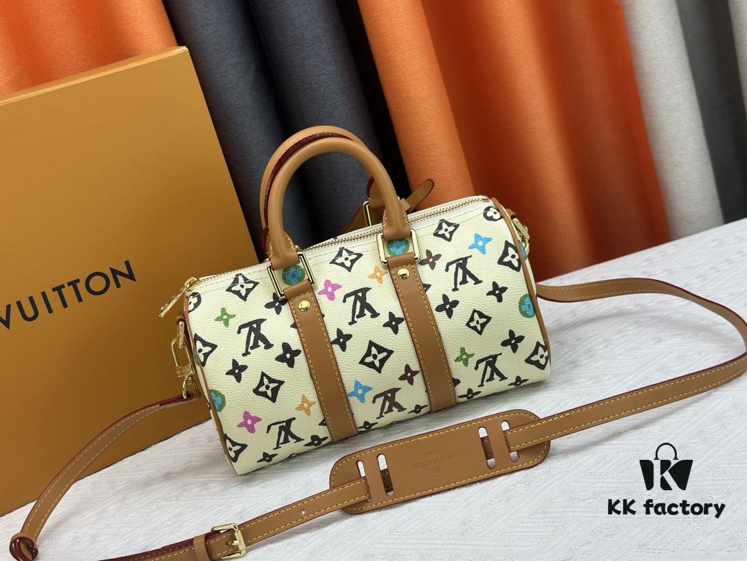 M24849 White Color Black Color Pillow Bag