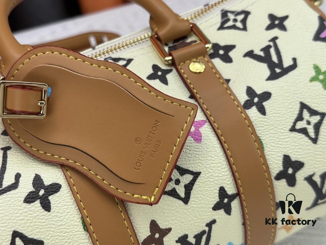 M24849 White Color Black Color Pillow Bag