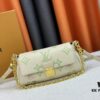 Authentic Style (High-Quality Replica) ✨‼️ Original Design Development, M46393 White Embossed Pink, M45813 Black Embossed, M45859 Black Imprinted, M45836 Elephant Grey, White Imprinted, White Embossed 👏👏 Favorite Handbag
