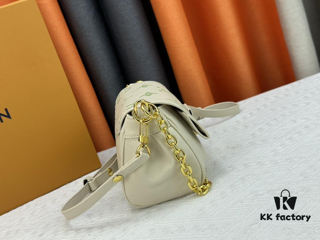 Authentic Style (High-Quality Replica) ✨‼️ Original Design Development, M46393 White Embossed Pink, M45813 Black Embossed, M45859 Black Imprinted, M45836 Elephant Grey, White Imprinted, White Embossed 👏👏 Favorite Handbag