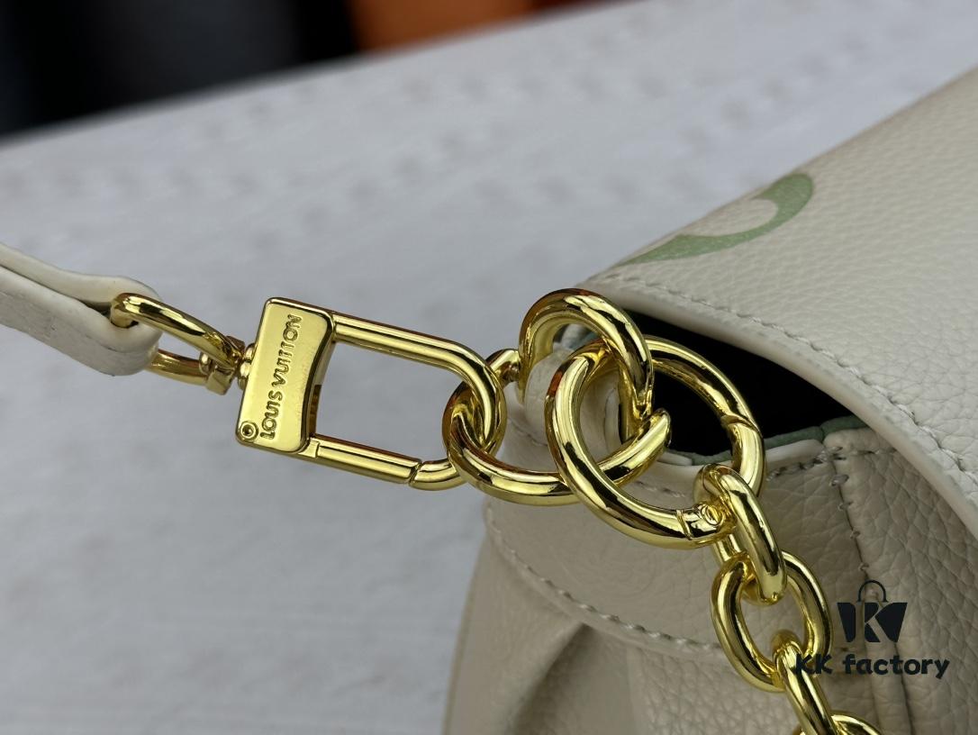 Authentic Style (High-Quality Replica) ✨‼️ Original Design Development, M46393 White Embossed Pink, M45813 Black Embossed, M45859 Black Imprinted, M45836 Elephant Grey, White Imprinted, White Embossed 👏👏 Favorite Handbag