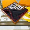 Luxury LV Monogram Tiger Stripe Silk Scarf - Premium Quality 100% Twill Silk 90x90cm