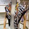Luxury LV Monogram Tiger Stripe Silk Scarf - Premium Quality 100% Twill Silk 90x90cm