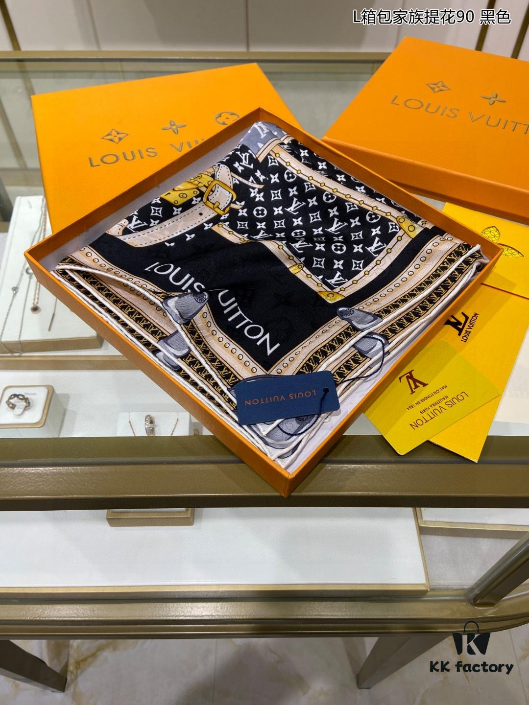 Luxury Custom Let's Go Monogram Silk Scarf – High-End Jacquard Mulberry Silk Square Shawl 90x90cm