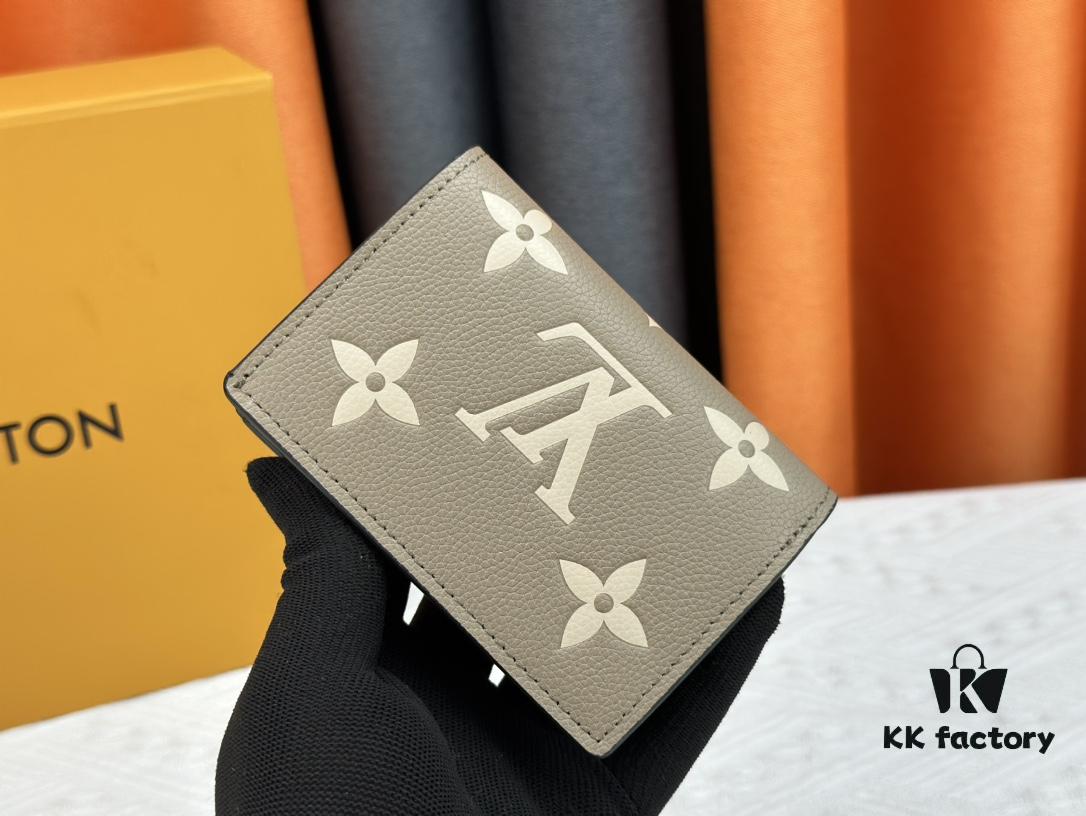 LV Top Replica M80152 Cléa Wallet Made of Monogram Empreinte Soft Grained Calfskin with Signature Monogram Embossed Pattern