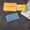 M82958 Blue Denim Zippy Wallet