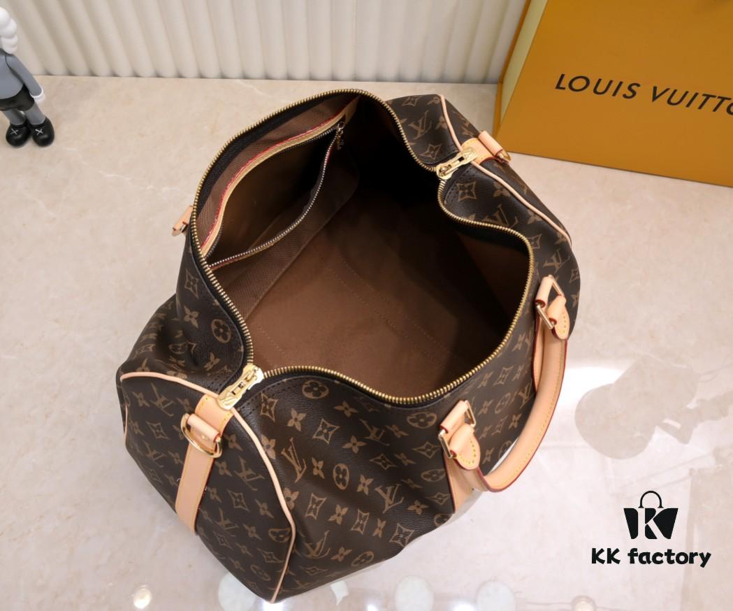 Exclusive Real Shot - Upgraded Version ‼️ Authentic Product ‼️ Highly Acclaimed – Three Sizes Restocked, Universal Travel Bag! KEEPALL 455055 Travel Bag in 5 Colors (with Shoulder Strap) 40568 41418 M41416 M41414