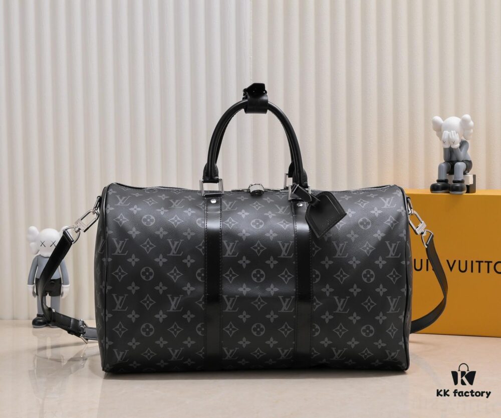 Exclusive Real Shot - Upgraded Version ‼️ Authentic Original Goods ‼️ Highly Acclaimed. Three Sizes Restocked, Versatile Travel Bag! KEEPALL 455055 Travel Bag in 5 Colors (with Shoulder Strap) 40568 41418M41416 M41414