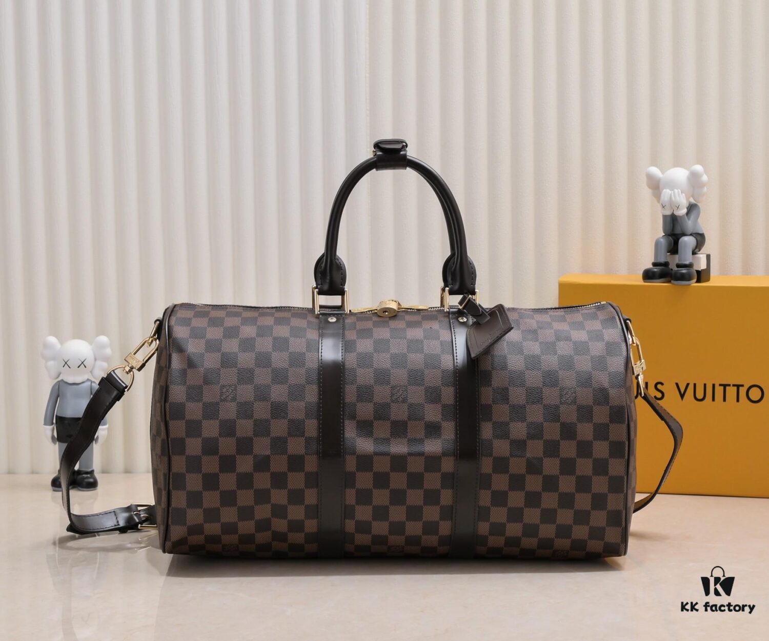 Exclusive Real Photo - Upgraded Version ‼️ Authentic Goods ‼️ Highly Acclaimed Keepall 455055 Travel Bag in 5 Colors (with Strap) Available in Three Sizes