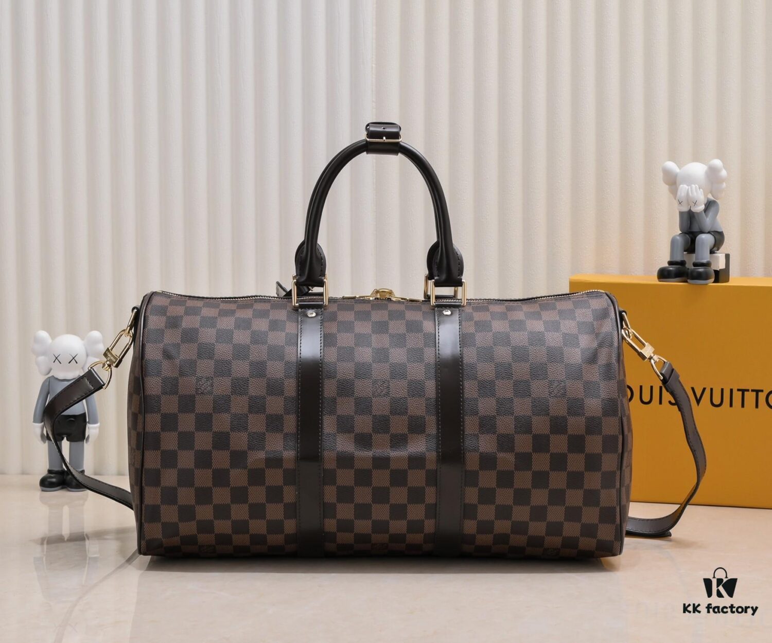 Exclusive Real Photo - Upgraded Version ‼️ Authentic Goods ‼️ Highly Acclaimed Keepall 455055 Travel Bag in 5 Colors (with Strap) Available in Three Sizes