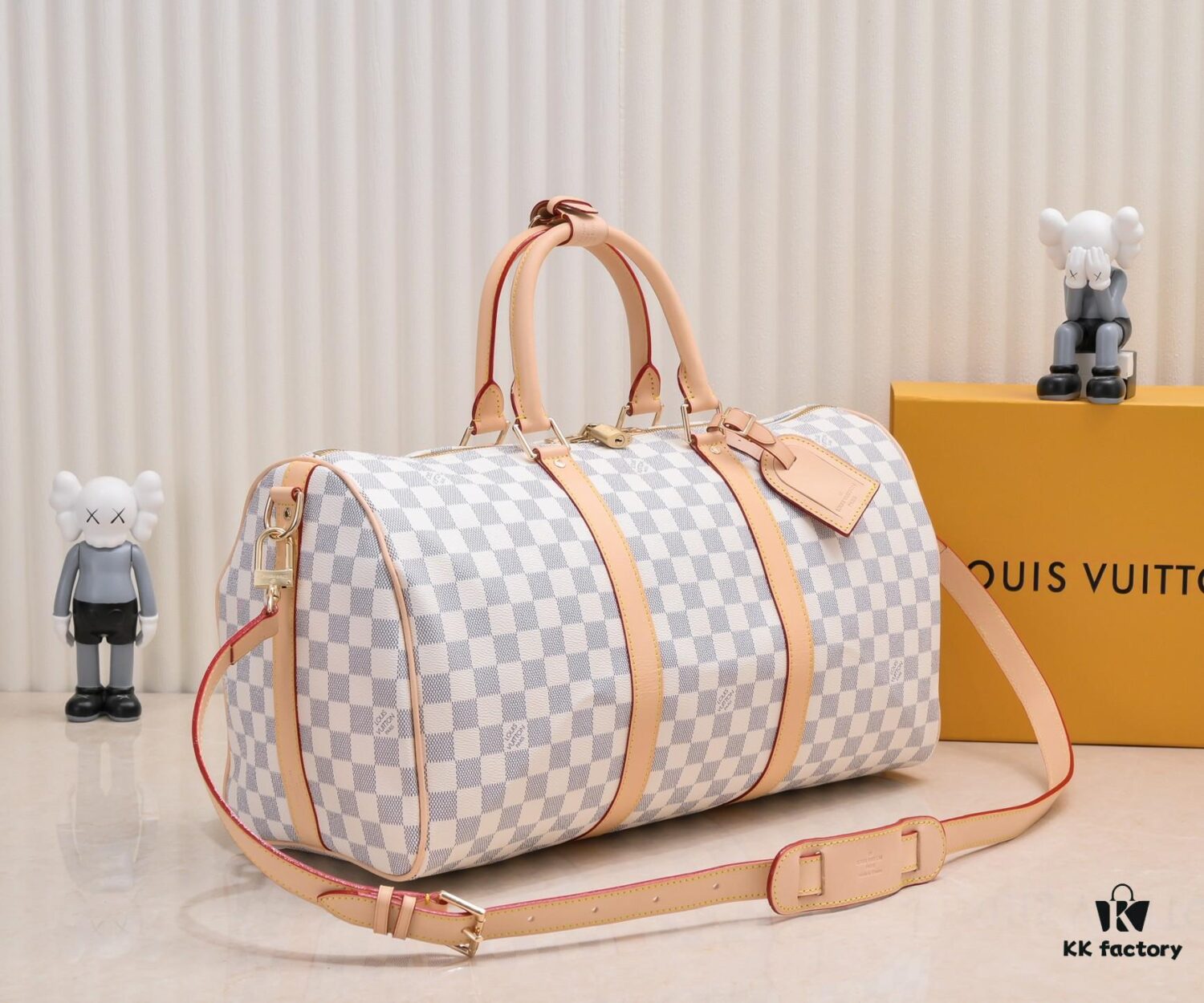 Exclusive Real Shot - Upgraded Version ‼️ Authentic Goods ‼️ Highly Acclaimed Keepall 455055 Travel Bag in 5 Colors (with Shoulder Strap) Available in Three Sizes