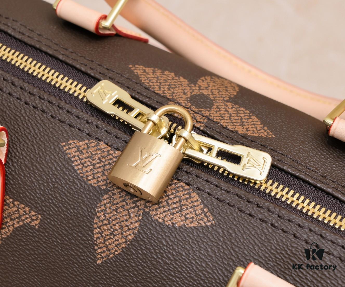 Upgraded Version [Speedy25] Handbag 2019 Runway Edition - Vintage Collection ~ M41113 (40390) Large Flower