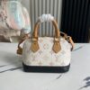M46895 White Flower 82717 Mini Shell Bag Collection - New Launch Nano Alma Handbag